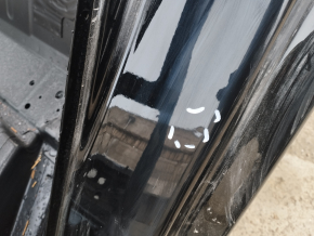 Quarter wing rear left Audi Q5 8R 09-17 on the body, black, pokes