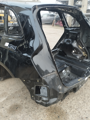 Quarter wing rear left Audi Q5 8R 09-17 on the body, black, pokes