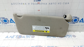 Left visor Honda Clarity 18-21 usa, without hook, with backlight, gray, for cleaning