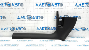 Door sill trim inner front left Audi Q5 8R 09-17 black, worn