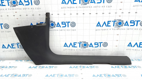 Door sill trim inner front right Audi Q5 8R 09-17 black, worn