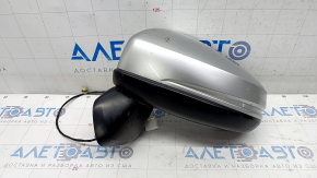Side mirror left Honda Clarity 18-21 usa 5 pins, silver, broken bracket