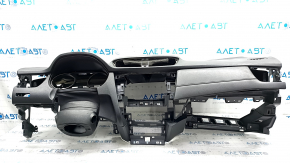 Torpedo front panel with AIRBAG Nissan Rogue 14-20 black, scratches