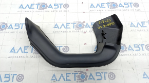 Trunk lid hinge trim right Honda Clarity 18-21 usa complete, black, scratch