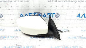 Side mirror right Nissan Rogue 14-20 3 pins, white, scratches