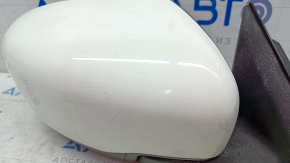 Side mirror right Nissan Rogue 14-20 3 pins, white, scratches