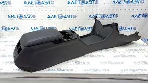 Console center armrest and cup holders Honda Clarity 18-21 usa black, scratches