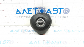 Airbag in the steering wheel driver Nissan Rogue 17 - black, melted