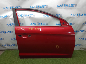 Door bare front right Hyundai Elantra AD 17-20 red PR, bump, dented
