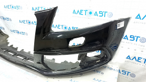 Bare front bumper Audi Q5 8R 13-17 rest, S-line, black, for parking sensors, for washers, scratches, dented