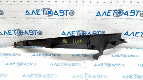 Door sill trim inner rear right Audi A4 B8 08-16 sedan, black
