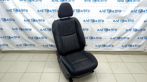 Passenger seat Nissan Rogue 14-20 without airbag, mechanical, cloth, black