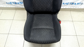 Passenger seat Nissan Rogue 14-20 without airbag, mechanical, cloth, black