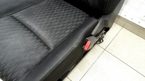Passenger seat Nissan Rogue 14-20 without airbag, mechanical, cloth, black