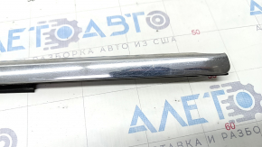 Molding door-glass central front right Jeep Cherokee KL 14- chrome, scratches
