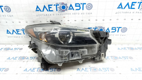 Headlight front right Mazda CX-9 16- complete LED Adaptive, broken housing, sand