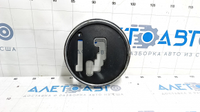 Mitsubishi Outlander Sport ASX 10 gear shifter cover - chrome, black, worn, scratches on chrome