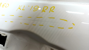 Bare rear right door Jeep Cherokee KL 14- white PW7, dents
