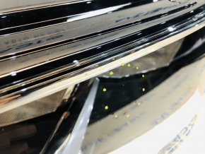 Headlight front left bare VW Tiguan 18-21 halogen, DRL halogen, chip, cracked housing
