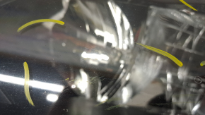 Headlight front left Nissan Rogue 17 - bare halogen, sand, scuffs, scratches, painted