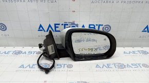 Side mirror right Jeep Cherokee KL 19-21 7+7 pins, white, BSM, heated, backlight, turn signal, green, driftwood