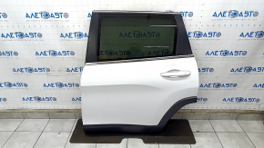 Door assembly rear left Jeep Cherokee KL 14- white PW7, with door trim, with speaker, with hinges, with control