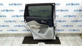 Door assembly rear left Jeep Cherokee KL 14- white PW7, with door trim, with speaker, with hinges, with control