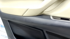 Door trim card rear left Mazda CX-9 16- leather, beige, scratches