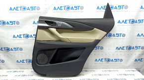 Door trim card rear right Mazda CX-9 16- leather, beige, scratches