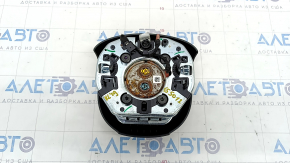 Airbag in steering wheel driver Jeep Cherokee KL 19-21 black, rusty pyropatron