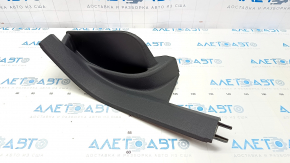 Door sill trim rear right VW Tiguan 09-17 black, worn