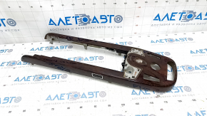 Mercedes W221 center console trim wood scratches