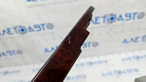 Mercedes W221 center console trim wood scratches