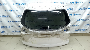 Naked trunk door with glass Mazda CX-9 16- electric, white 25D, dented