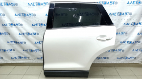 Door assembly rear left Mazda CX-9 16- white 25D, butts