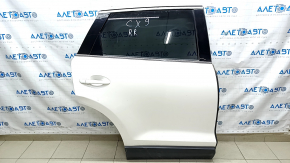 Door assembly rear right Mazda CX-9 16- white 25D
