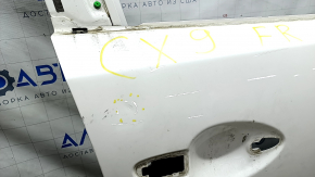 Door bare front right Mazda CX-9 16- white 25D, dented, bump