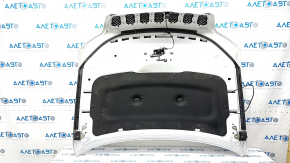 Hood assembly Jeep Cherokee KL 19-21 white PW7, aluminum, with radiator grille, insulation, seal, hood lock hook, butt