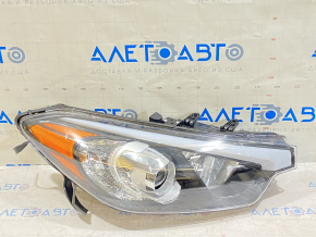 Headlight front right naked Kia Forte 4d 14-16 dorest halogen