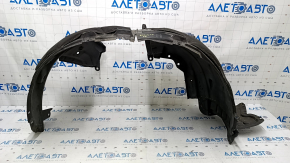 Front right fender liner Nissan Rogue 14-20 tear, broken fasteners