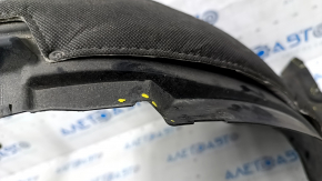 Front right fender liner Nissan Rogue 14-20 tear, broken fasteners
