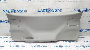 Jeep Cherokee KL 19-21 trunk door trim gray, broken fasteners, whitened plastic