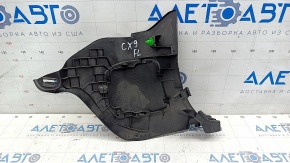 Front pillar trim left lower Mazda CX-9 16- black, scratches