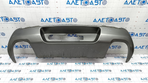 Lower rear bumper trim Jeep Cherokee KL 19-21 for 2 pipes, body color, chrome tips, for towbar, scratches, broken fasteners, dented