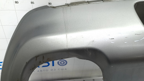 Lower rear bumper trim Jeep Cherokee KL 19-21 for 2 pipes, body color, chrome tips, for towbar, scratches, broken fasteners, dented