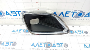 Left fog light frame Jeep Cherokee KL 19-21 with chrome frame