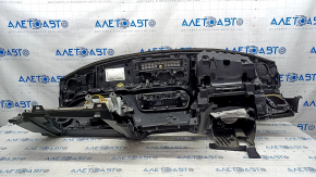 Torpedo front panel with AIRBAG Mazda CX-9 16- black, scratches