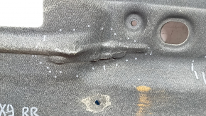 Mazda CX-9 16 rear right underbody protection - tears, dented, scuffed