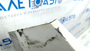 Front bare bumper Mazda CX-9 16 - without parking sensors, white, crack, broken fasteners