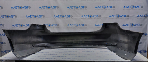 Bare rear bumper VW Jetta 15-18 USA graphite LD7X, scratches, pressed, broken mount